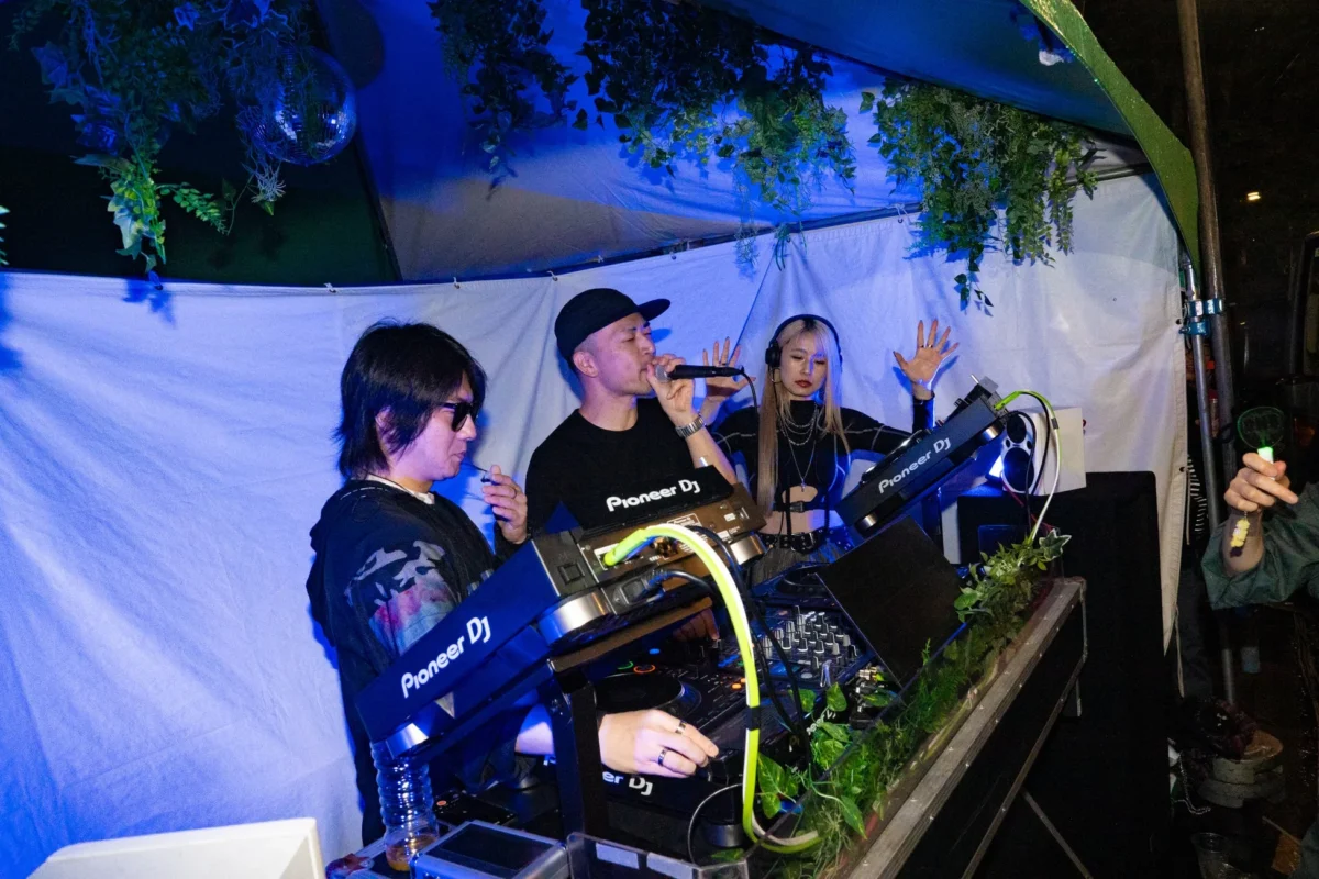 DJブースの様子