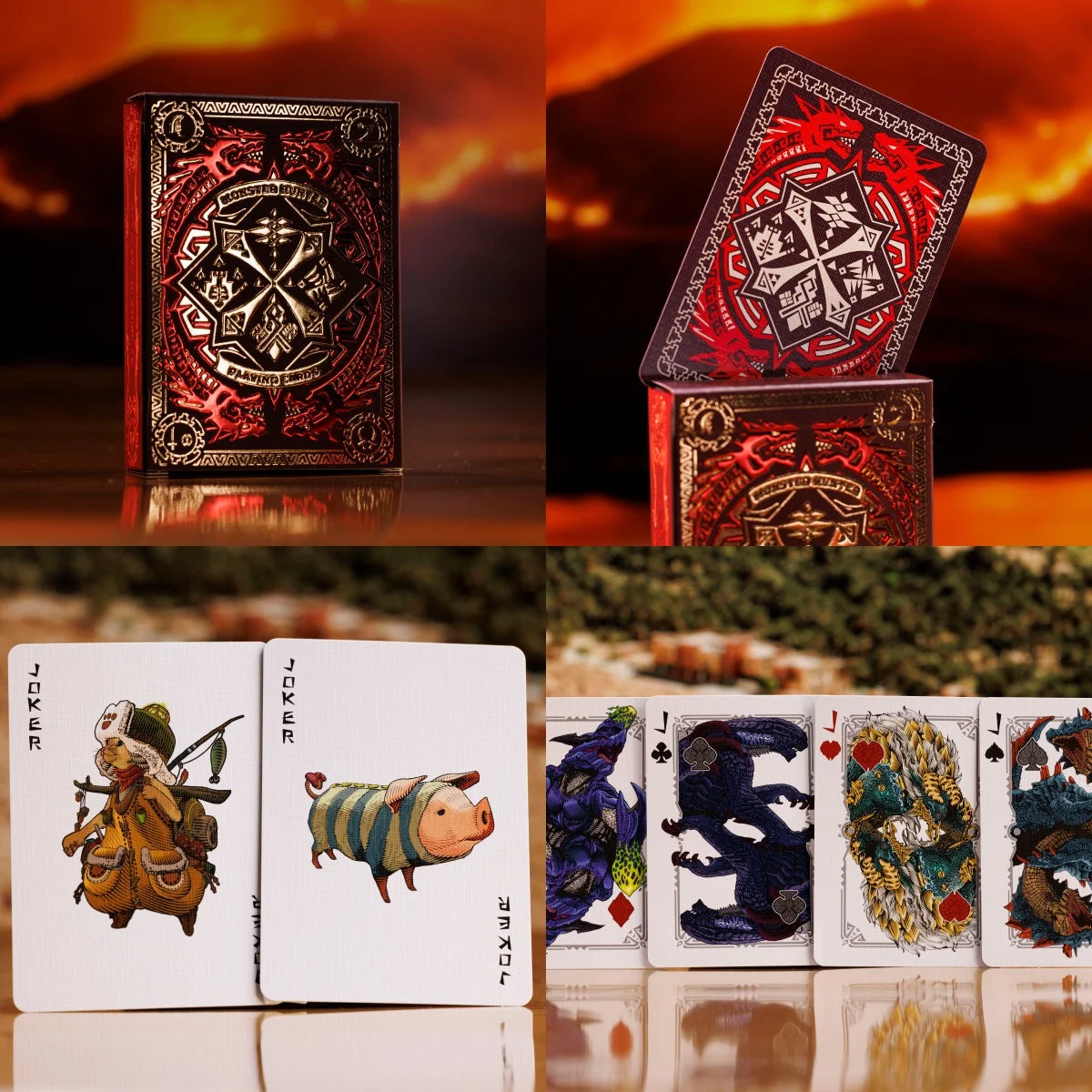 Monster Hunter トランプ（コレクターズエディション）レッド
